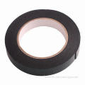 Double sided foam adhesive tape with permanent adhesive